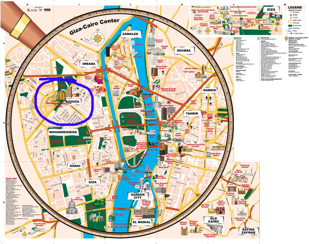 지도 giza cairo