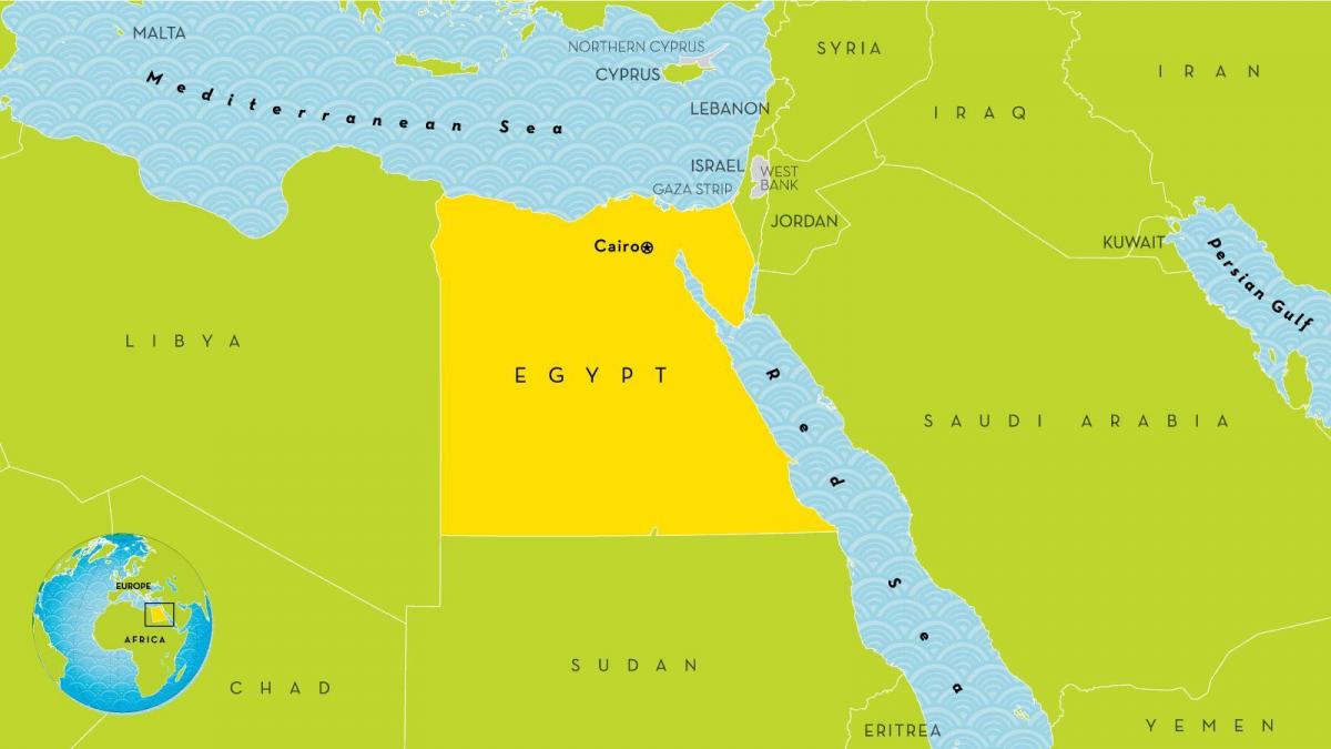 아프리카 지도 카이로