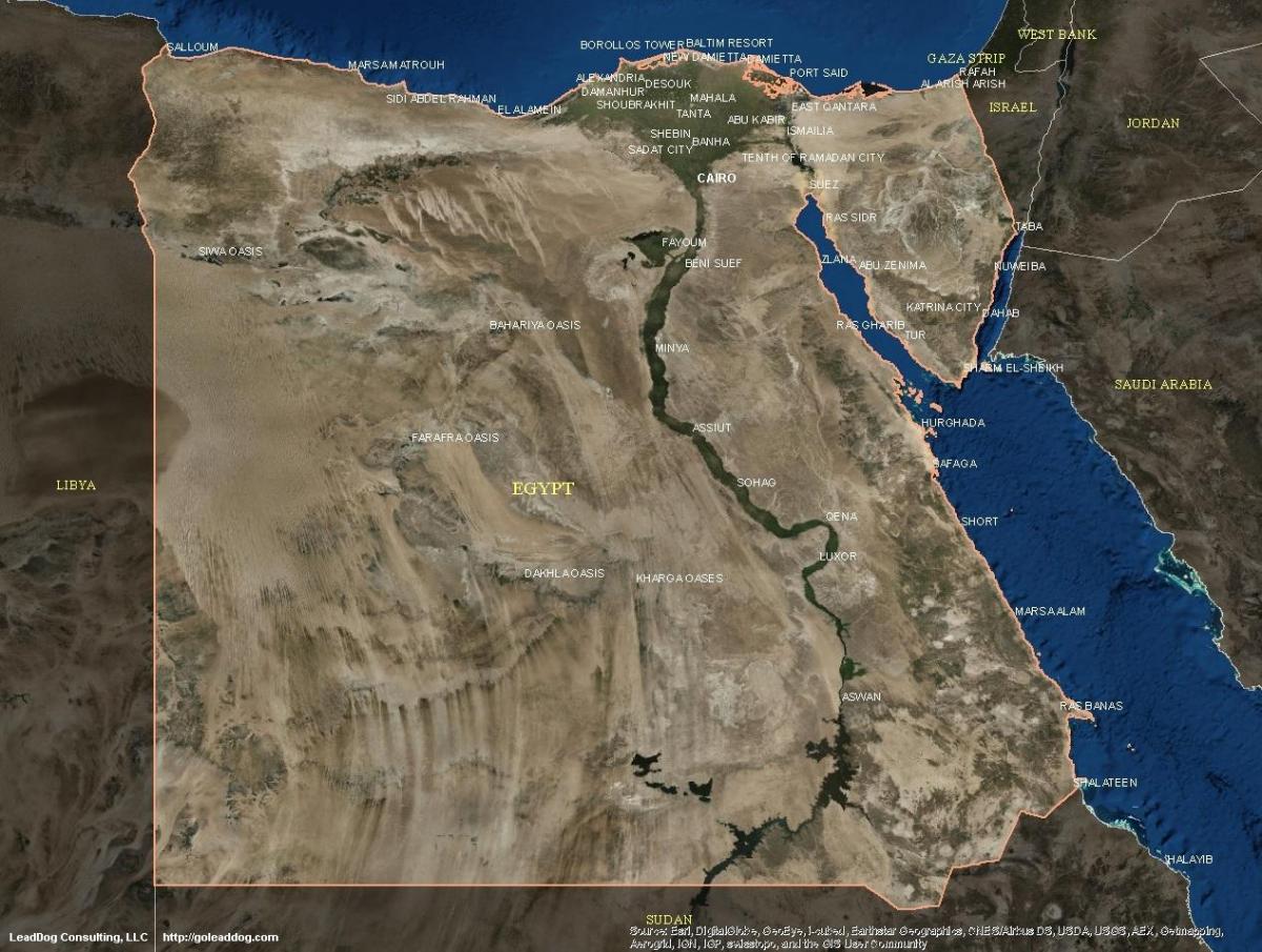 지도 카이로 위성 방송