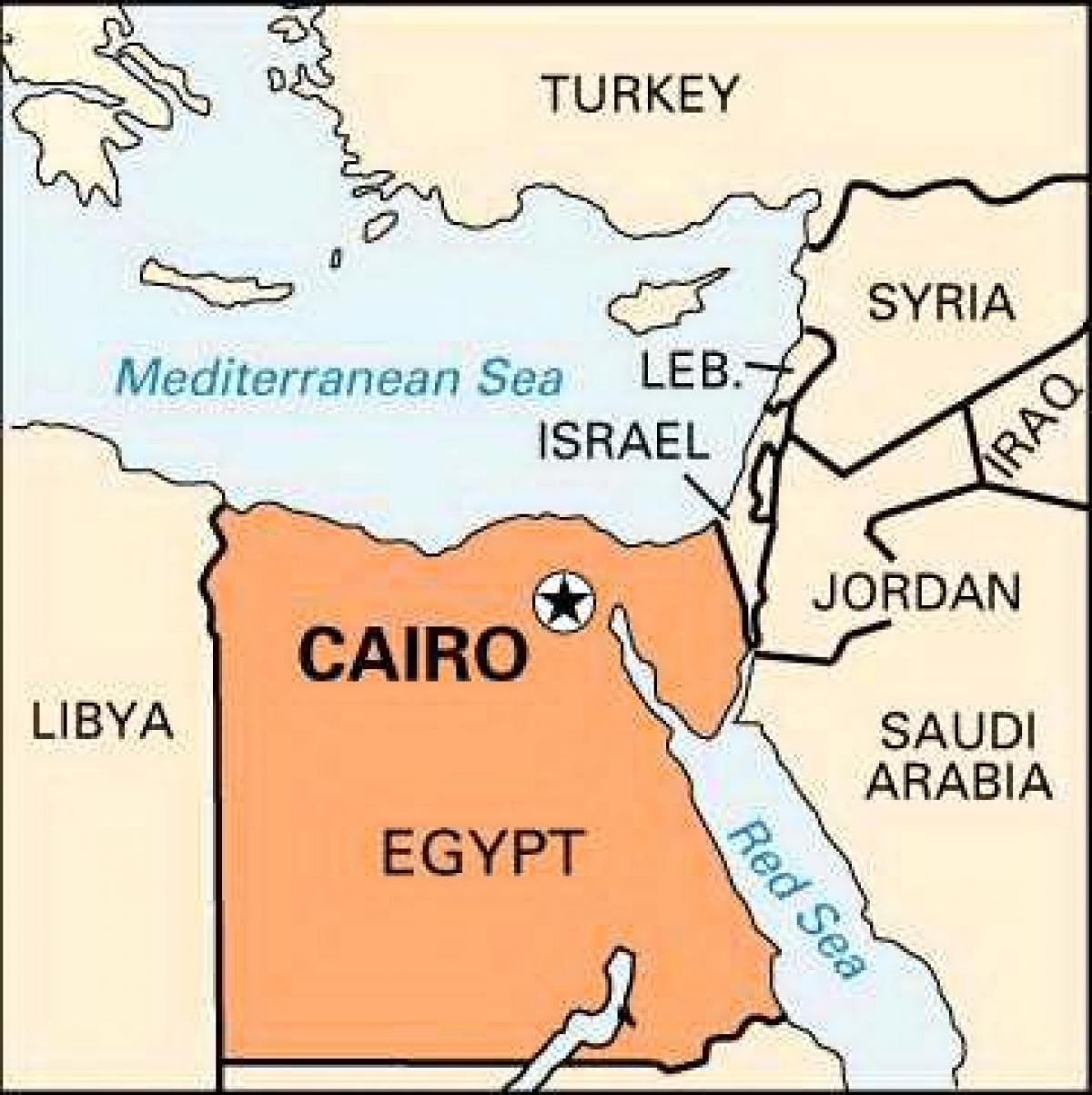 지도의 위치 카이로