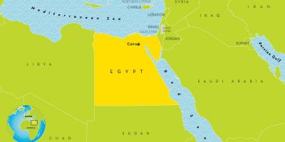 수도의 도시는 이집트 맵